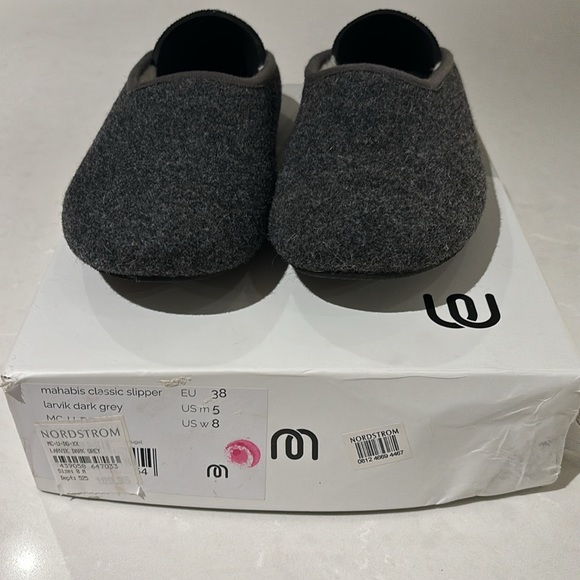 Mahabis Classic Dark Grey Slipper 38 - Picture 4 of 7